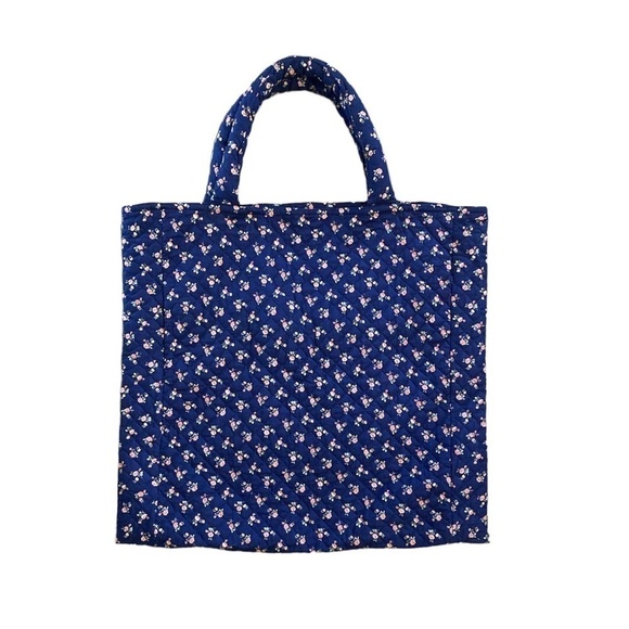 Floral Tote Bag Blue - Picture 10 of 10